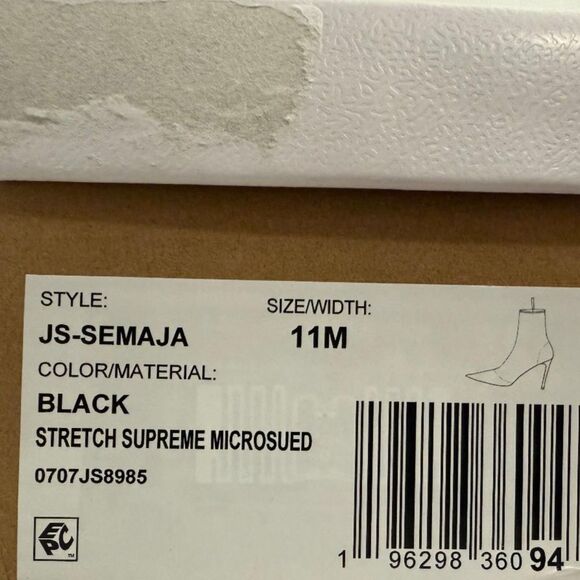 JESSICA SIMPSON Semaja Black Pointed Toe Boot Bootie, NEW! Size 11 - Picture 11 of 11